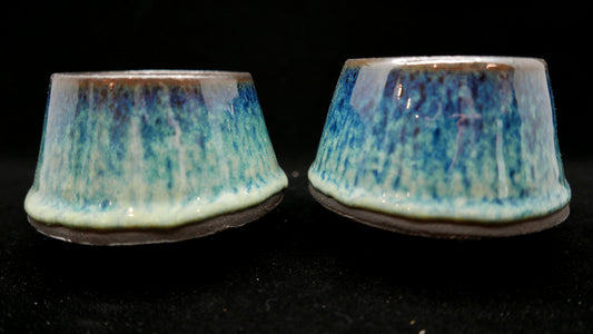 Stemless Goblet (Pair) - Black Sea