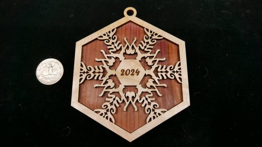 Mirrored Fuckflake Ornament (2024)