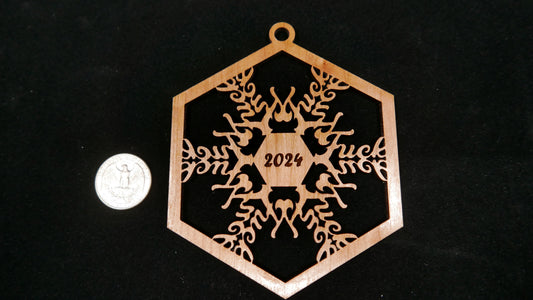 Mirrored Fuckflake Ornament (2024)