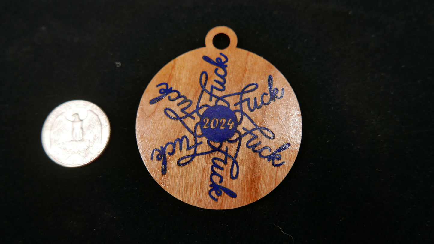 Inlay Fuckflake Ornament