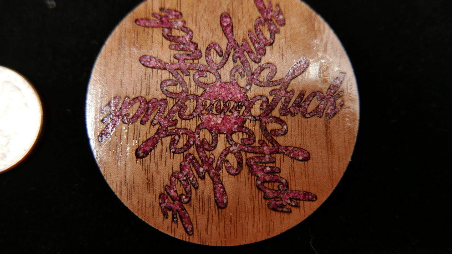 Inlay Fuckflake Ornament