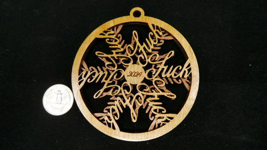 Layered Fuckflake Ornament (2024)