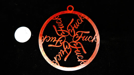 Circular Star Fuckflake Ornament